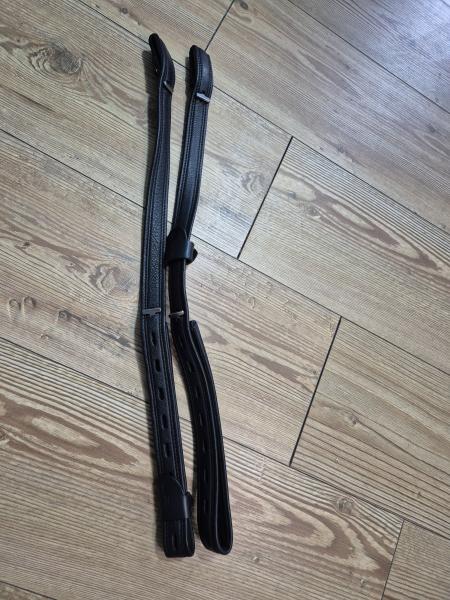 Barefoot® Steigbügelriemen 'Mono' - lang schwarz REDUZIERT