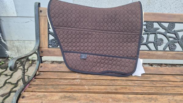 Christ Sattelunterlage Champ, für Fellsattel Iberica Pony, braun, neuwertig